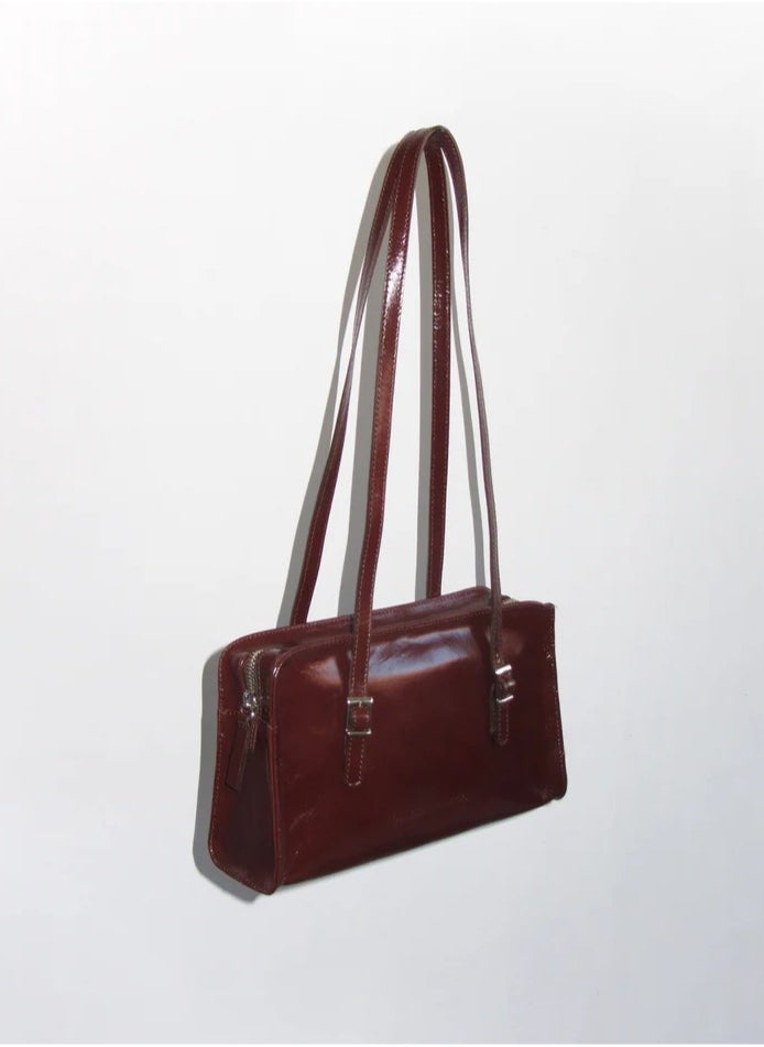 PALOMA - Paloma Wool Patent Leather Shoulder Bag HandBags - Image 1