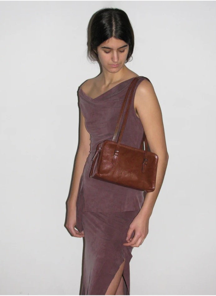 PALOMA - Paloma Wool Patent Leather Shoulder Bag HandBags - Image 1