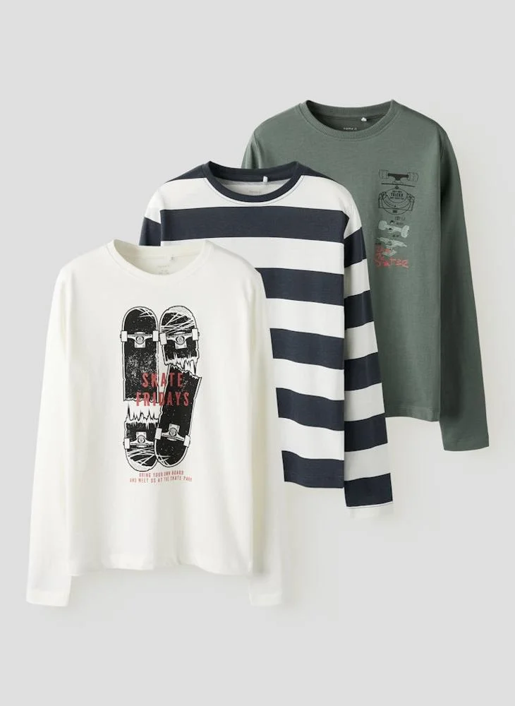 NAME IT Youth 2 Pack Of Printed T-Shirt