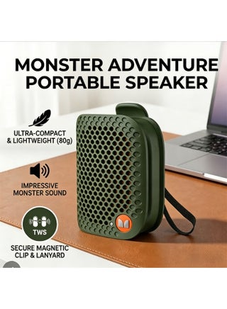 Monster M3 Magnetic Clip-On Mini BT V5.4 Portable Outdoor Jobsite Wearable Wireless Bluetooth Speakers with Bass Altavoz Mic - view 5
