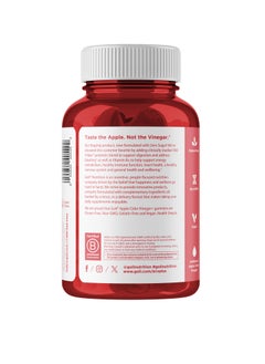 Goli Nutrition Zero Sugar Apple Cider Vinegar (ACV+) 60 Gummies  - Image 3
