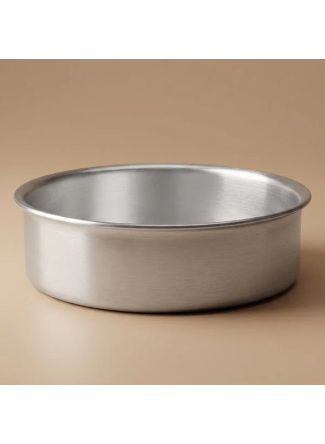 ROBUST Aluminum Oven Tray, 34 cm, Round - Silver - Image 1