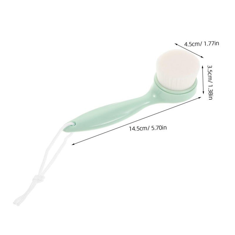 Soft Face Washing Brush 2 Pcs For Gentle Exfoliation Cleansing Makeup Removal All Skin Types - Image 3