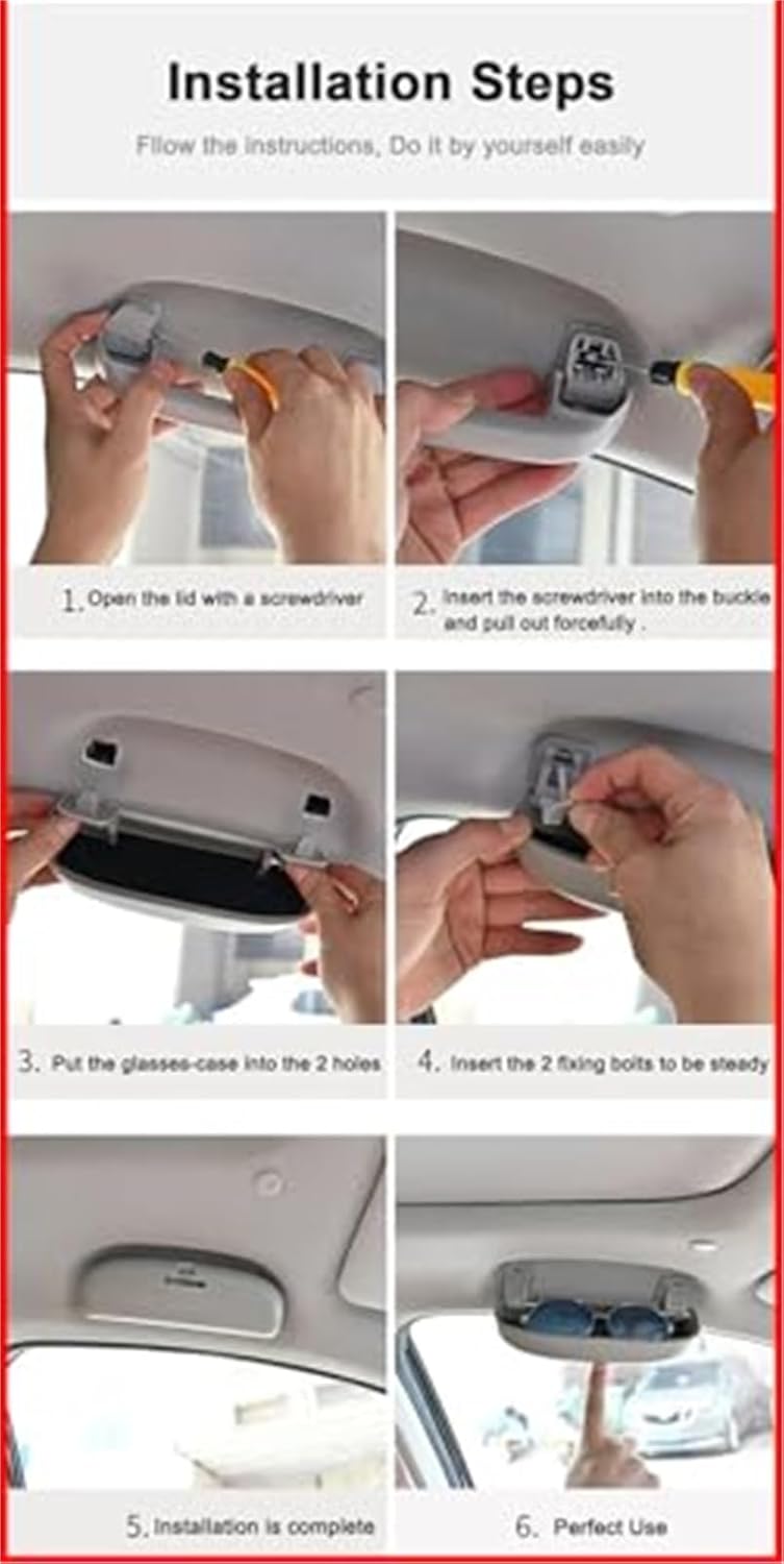 Wivplex Car Glasses Holder for Volkswagen Models - Image 2