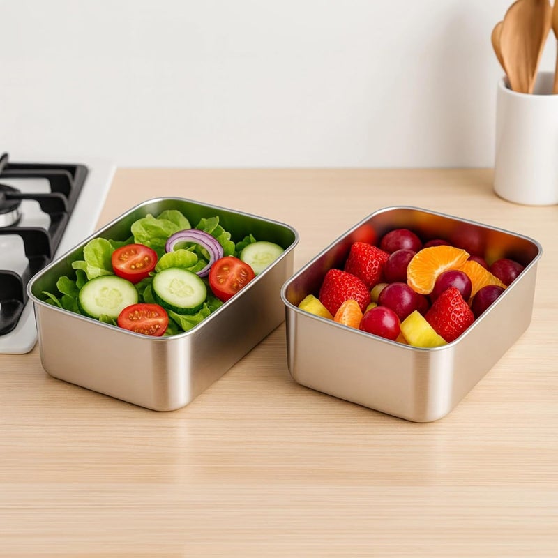 6 Pcs Loaf Pans, 8.66 X 5.71 in, Stainless Steel, Baking Bread, Non-Stick, Easy Cleaning - Image 3