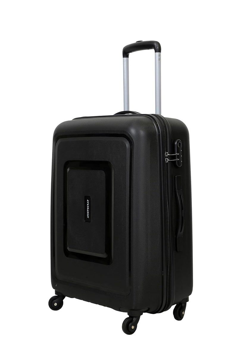 VIP Aristocrat Ultra Strong Polypropylene Hardsided Carry-On Luggage Spinner 4 Wheels Set of 3 (55Cm+66Cm+76Cm) and 7 Years International Warranty Small, Medium, Large (Black, Small+Medium) - Image 3