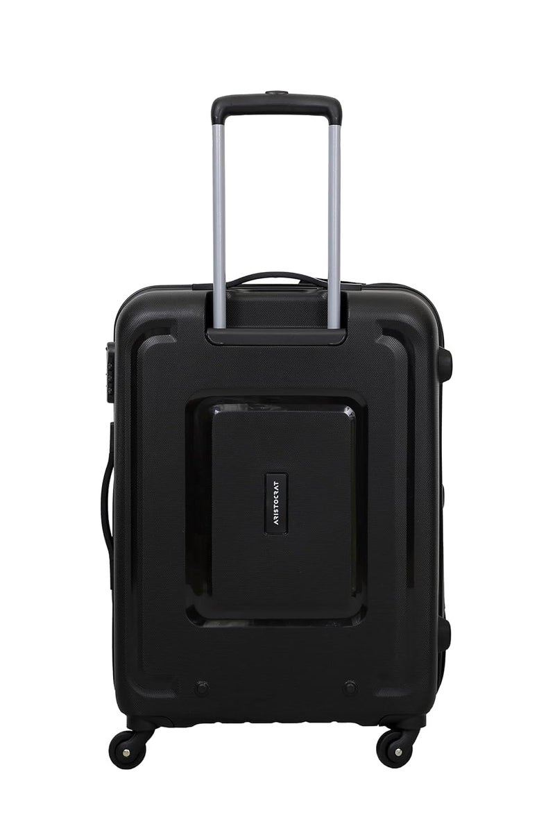 VIP Aristocrat Ultra Strong Polypropylene Hardsided Carry-On Luggage Spinner 4 Wheels Set of 3 (55Cm+66Cm+76Cm) and 7 Years International Warranty Small, Medium, Large (Black, Small+Medium) - Image 4