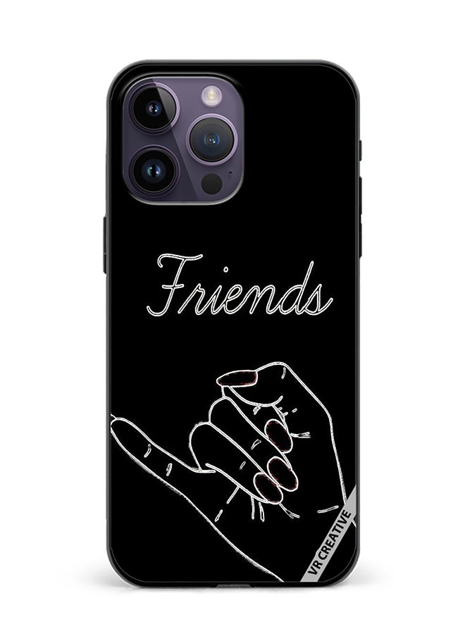 VR CREATIVE Protective Case Cover For Apple iPhone 15 Pro Friend Design Multicolour - Image 1