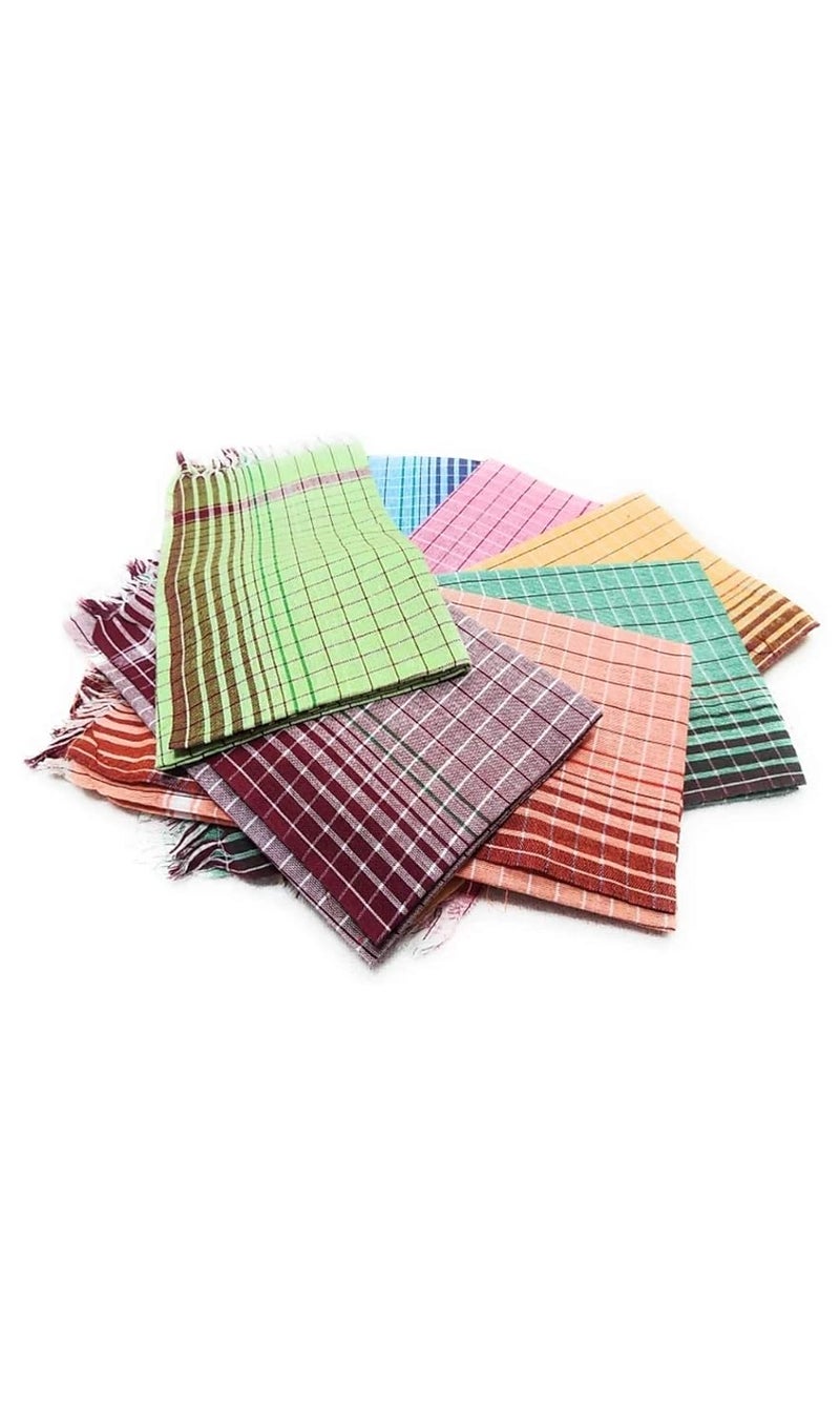 DESI DHANG Mens Cotton GamchaTowelEasy Dry Pack Of 1 Multicolored - Image 1