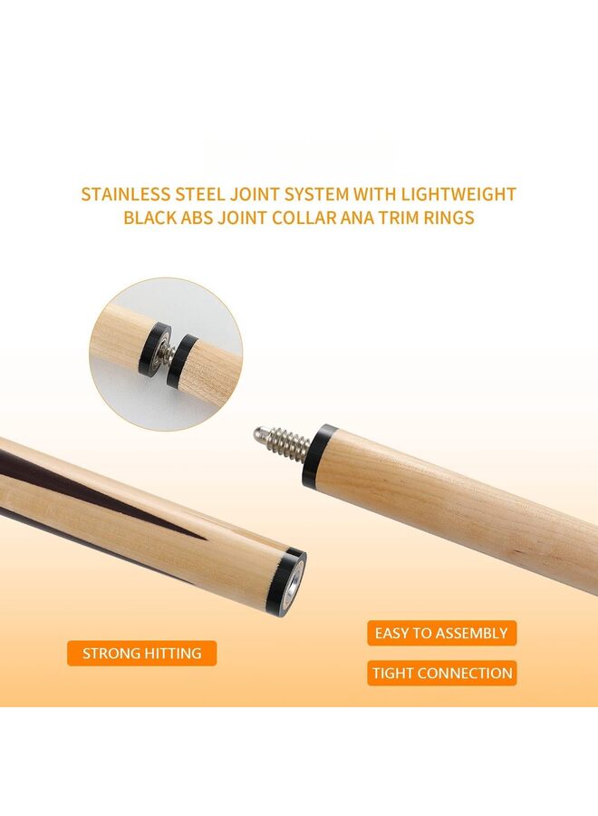 LAMAY Pool Cue Stick/Billairds cue Stick Billiard House Cue Sticks Hardwood Billiard Cue Sticks (Size : 4pcs) - Image 4