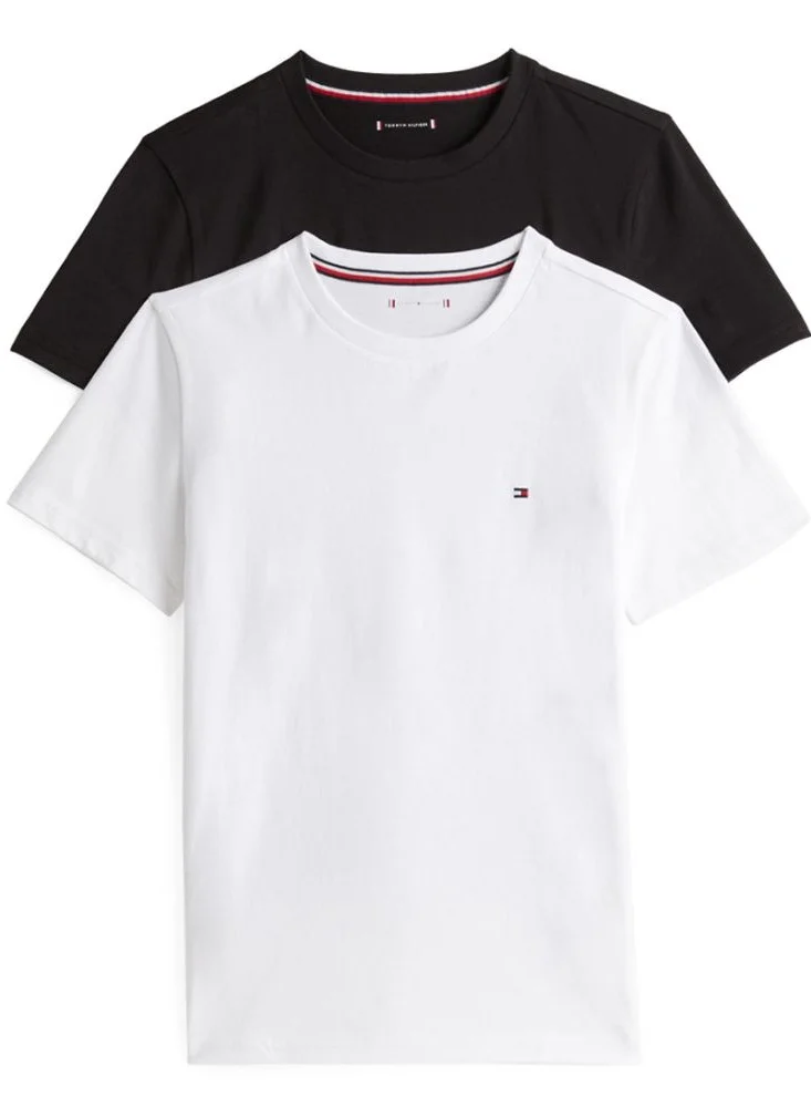 TOMMY HILFIGER Kids 2 Pack Short Sleeve T-Shirt