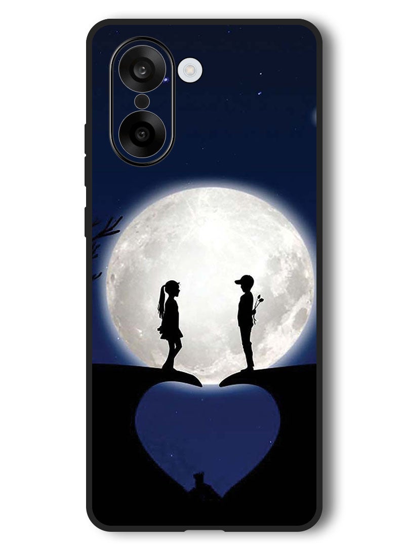 Theodor Case Compatible with OnePlus Nord CE 5 6.77 Inch Protection Shockproof Bumper Cover Lovers On Hill - Image 1