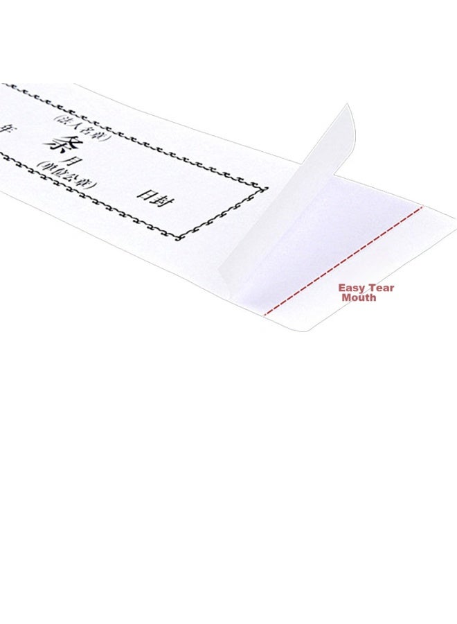 Tango File Sealing Strips 290*50mm/100 Pieces, Bid Doent Bag Sealing Strips, Doent File Bag Sealing Strips, Self-adhesive, No Glue Required - Image 3