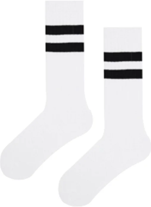 Mem Socks 2-Piece Striped Children's Mid-Head Socks