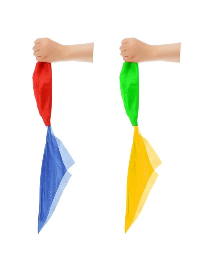 Hestya Scarves Color Changing Silk Hanky Props Scarf for Trick Streets(2 Pieces) - Image 1