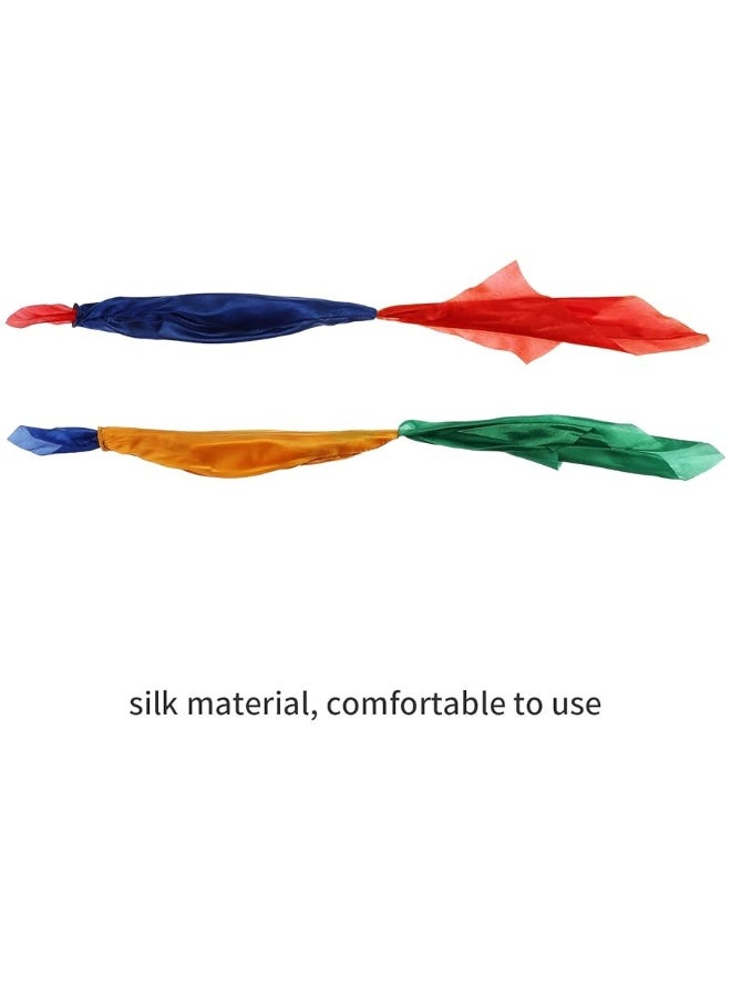 Hestya Scarves Color Changing Silk Hanky Props Scarf for Trick Streets(2 Pieces) - Image 5