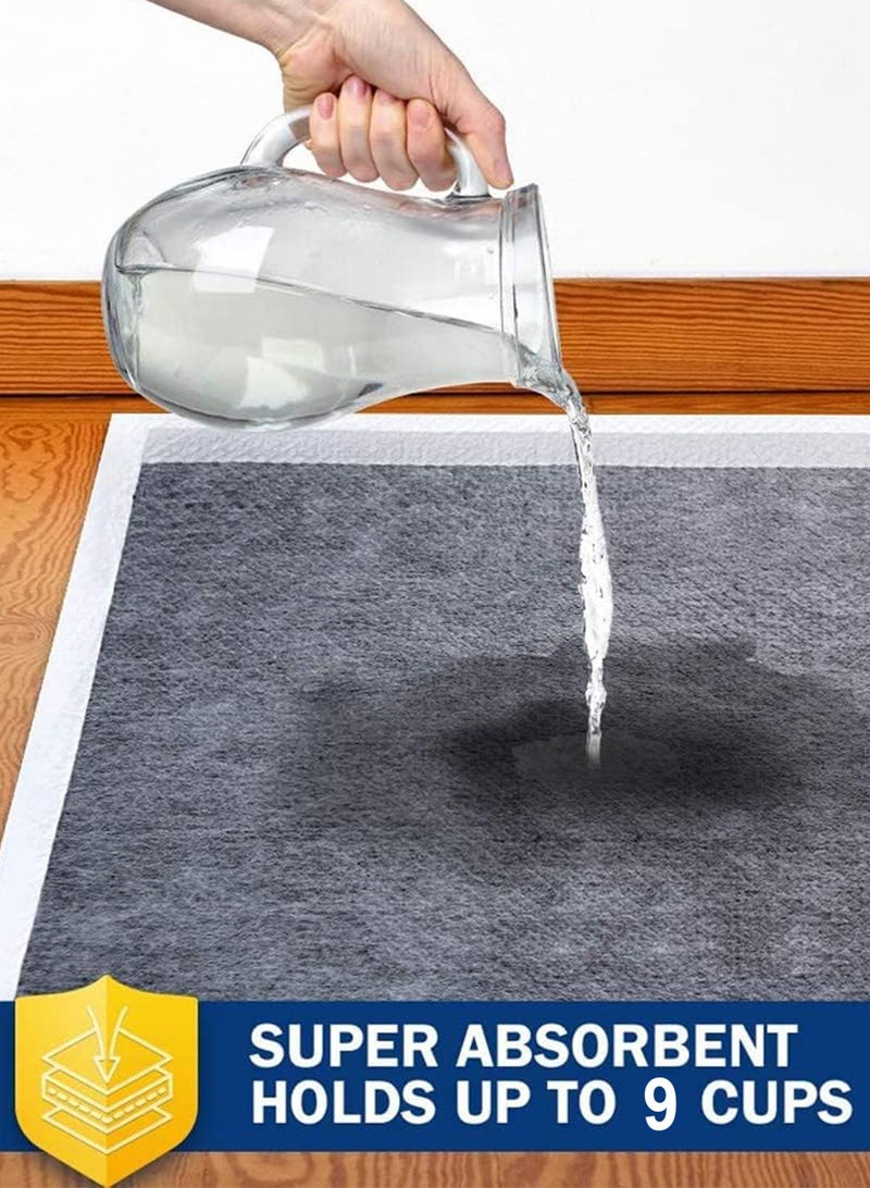 URbazaar Charcoal Dog Pee Pads Large 23“x23”, Puppy Pads L 30 Count, Potty Pads for Dogs, Disposable Urine Bed Pads for Odor-Control, Large Piddle Underpads, Training Liners for Housebreaking - Image 2