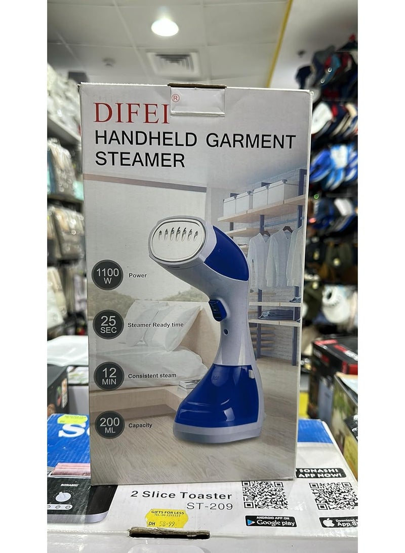 DIFEI Portable Handheld Garment Steamer with Ceramic Head, Multi-Fabric Compatible for Silk, Nylon, Cotton, Wool, Plush - Image 3