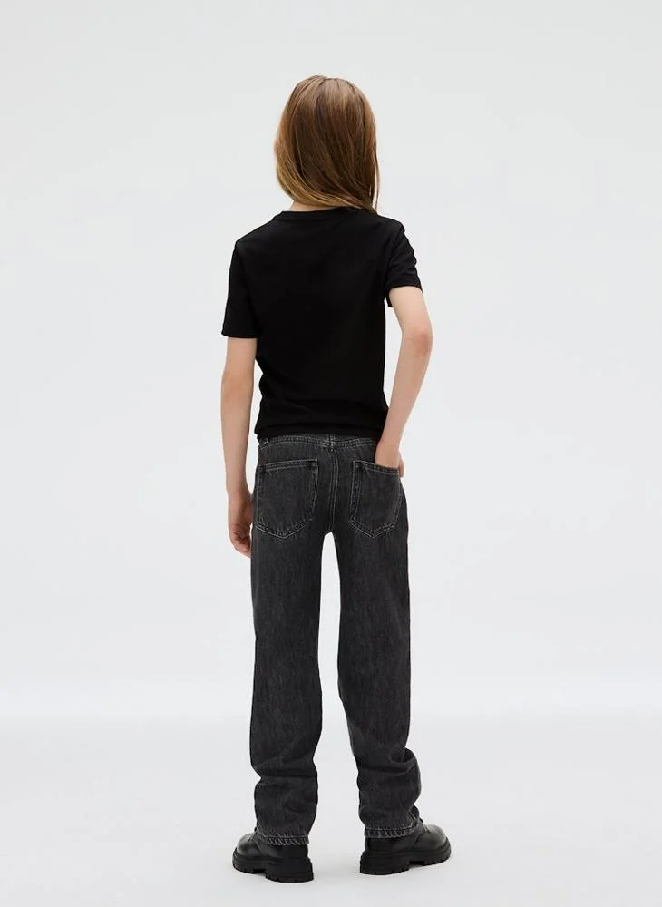 كالفن كلاين جينز Kids Logo Crew Neck T-Shirt
