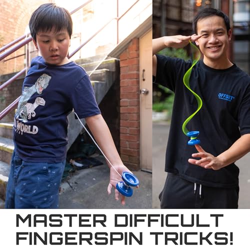 Cheatcode Yoyo by Brandon Vu | Master Fingerspin Tricks | A Responsive & Unresponsive Yo-yo for Kids, Teens & Adults | Great Yo Yo For Beginners | Extra Professional Ball Bearing Kit Included | Offset - Image 5