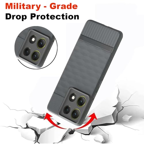 Casotec Shockproof Case for Motorola Moto G86 5G / G86 Power 5G | Full Camera Protection | TPU Flexible Back Cover for Motorola Moto G86 5G / G86 Power 5G (Graphite Grey) - Image 4