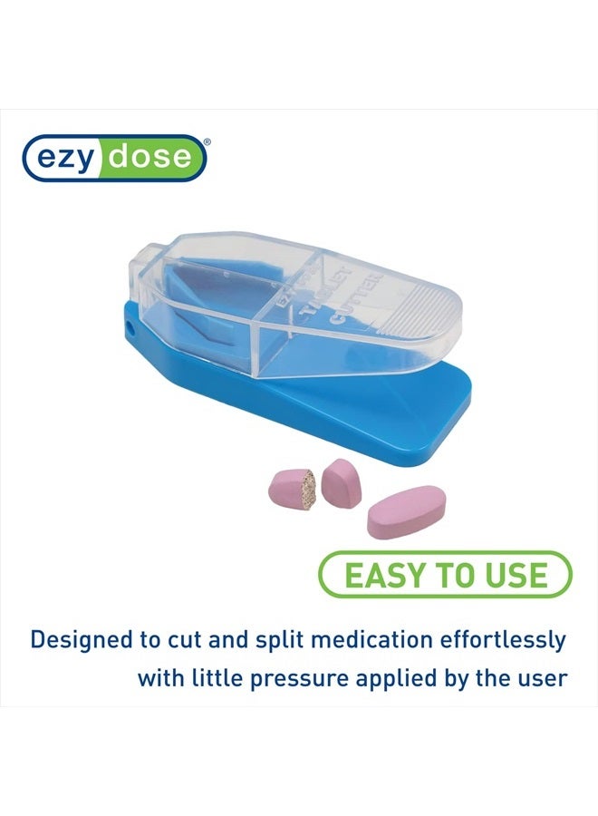 Ezy Dose Pill Cutter and Splitter Cuts Pills, Vitamins, Tablets Stainless Steel Blade Travel Sized Colors may vary, 1 count (pack of 1) (67015) - Image 2