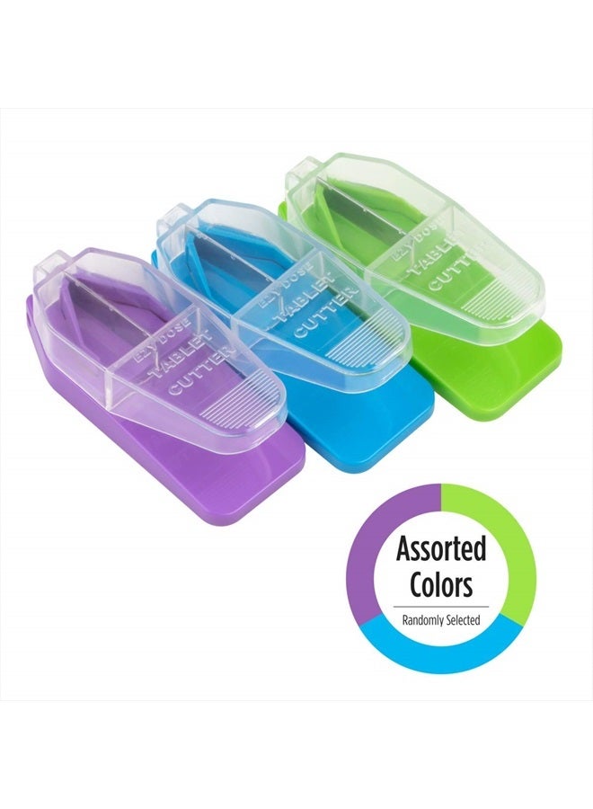 Ezy Dose Pill Cutter and Splitter Cuts Pills, Vitamins, Tablets Stainless Steel Blade Travel Sized Colors may vary, 1 count (pack of 1) (67015) - Image 3