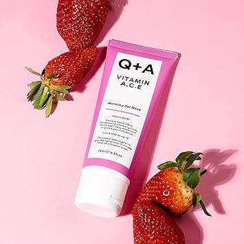 Q+A QA Vitamin ACE Warming Gel Mask An Antioxidant Rich Face Mask Packed with Super Food Ingredients 75ml - Image 5