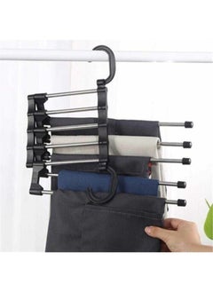 5 in 1 Pants Rack Hangers Space Saving Stainless Steel Steel Pack of 1 Hangers Trousers - pzsku/Z47CA7D4CCD210D63E452Z/45/_/1703401709/696dc2fd-8158-4e0d-bcc4-0c476e6c58b9