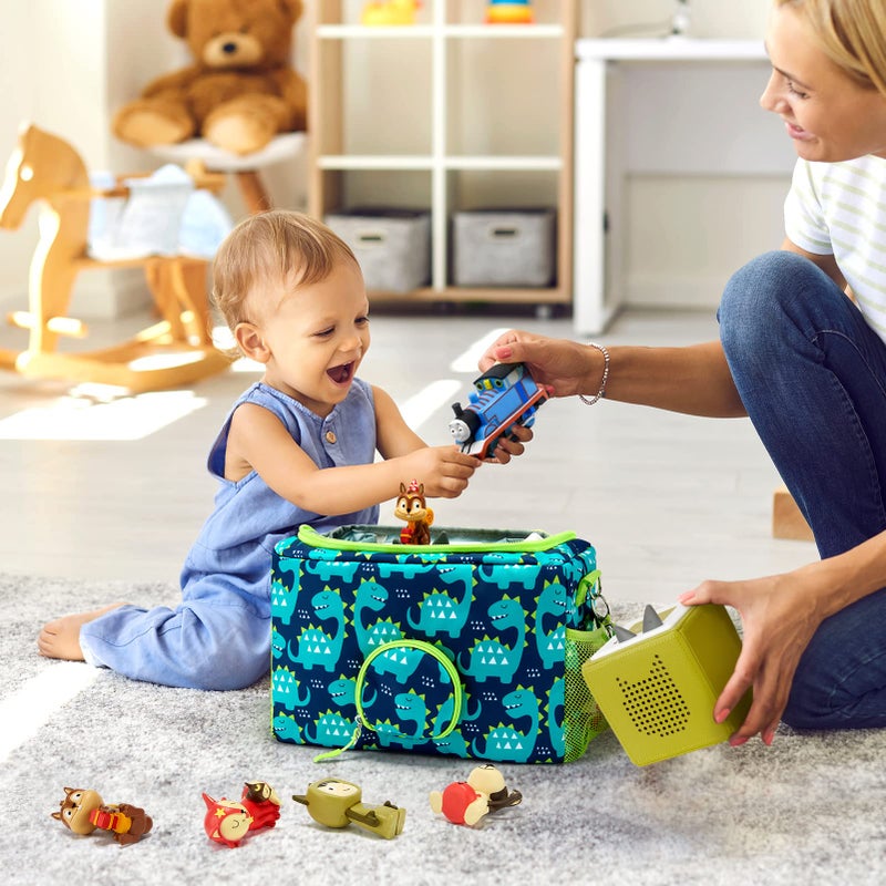 MaidMAX Portable Carrying Case Compatible with Tonies Kids Audio Player Starter Set and Tonies Figures Characters, Carrying Box for Boy Girl, for Tonies Audio Player, Headphones, Charging Station etc - Image 5