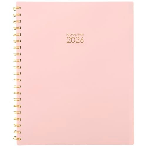 AT-A-GLANCE ATAGLANCE 2026 Planner Weekly Monthly 85 x 11 Large Harmony Sunset Coral 10999052726 - Image 1