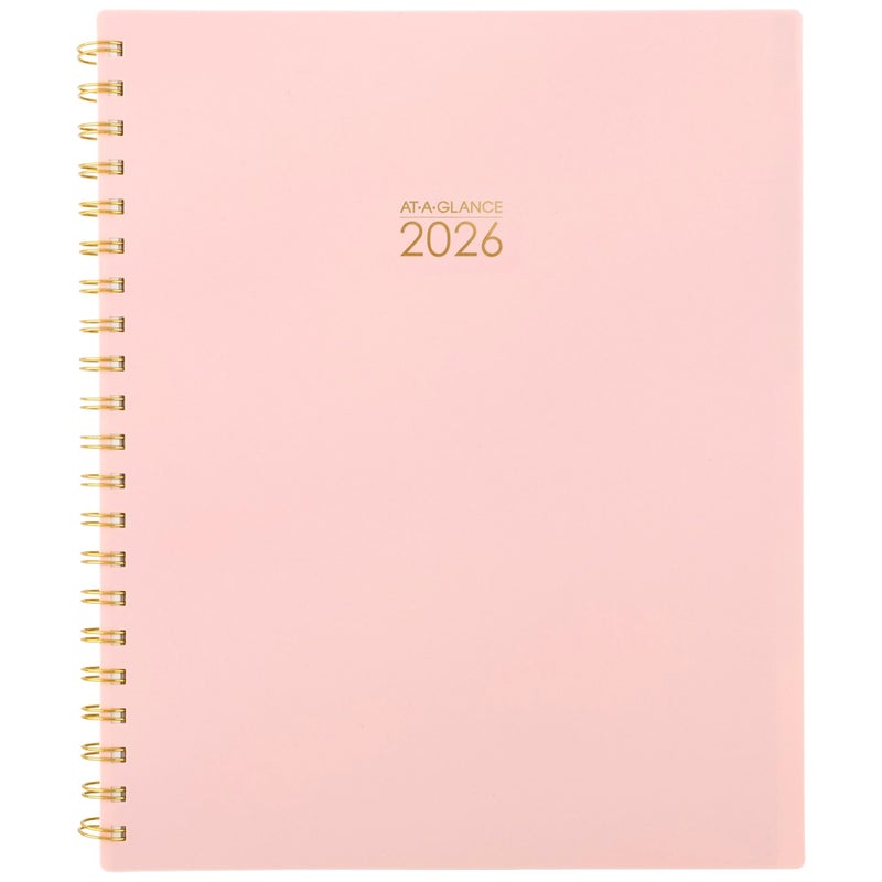 AT-A-GLANCE ATAGLANCE 2026 Planner Weekly Monthly 85 x 11 Large Harmony Sunset Coral 10999052726 - Image 2