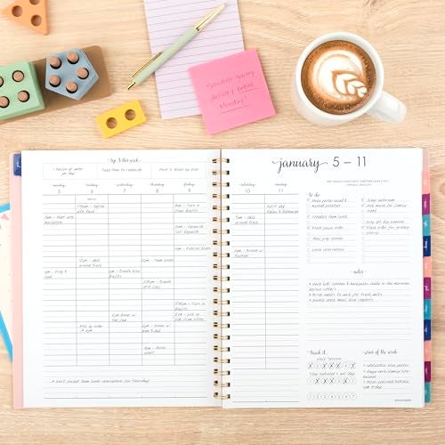 AT-A-GLANCE ATAGLANCE 2026 Planner Weekly Monthly 85 x 11 Large Harmony Sunset Coral 10999052726 - Image 3