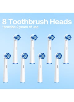 Bitvae Bitvae R2 Rotating Electric Toothbrush for Adults with 8 Brush Heads, Travel Case, 5 Modes Rechargeable Power Toothbrush with Pressure Sensor, 3 Hours Fast Charge for 30 Days  - Image 3