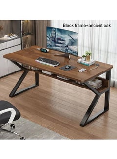 Computer Desk Riyadh AGD Ergonomic computer desk with power outlet brown KSA | Riyadh, Jeddah