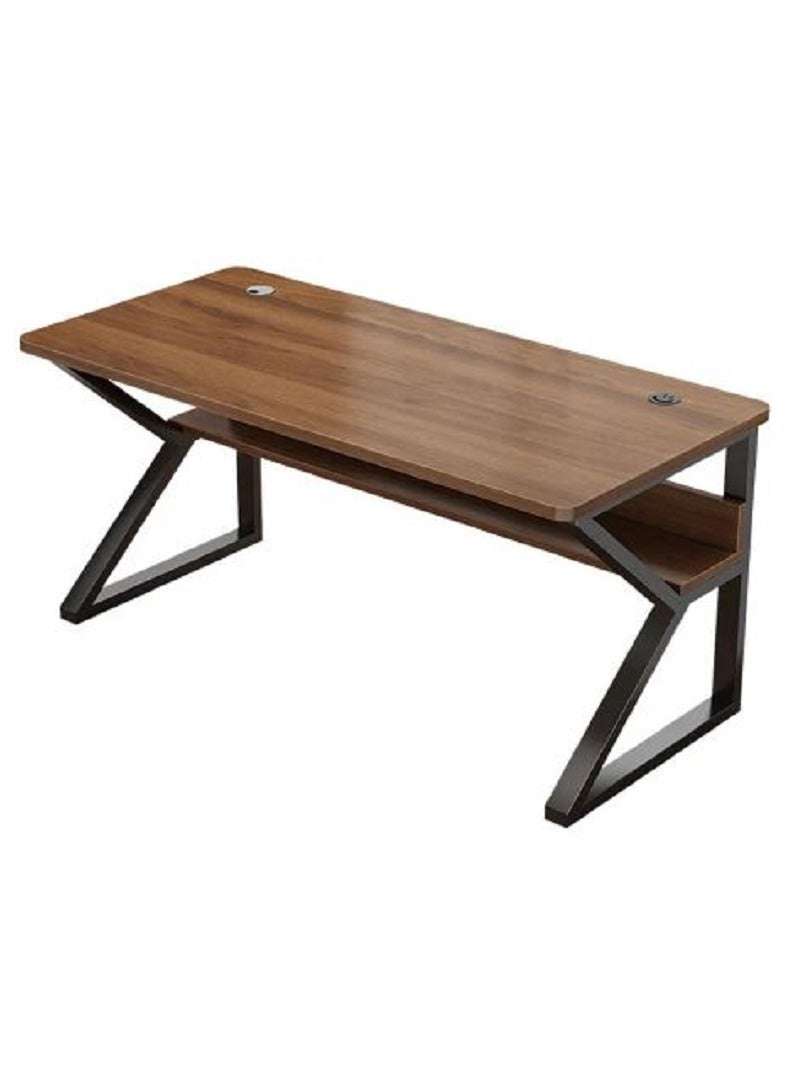 إيه جي دي مكتب كمبيوتر مريح مع مخرج طاقة بني - Image 2