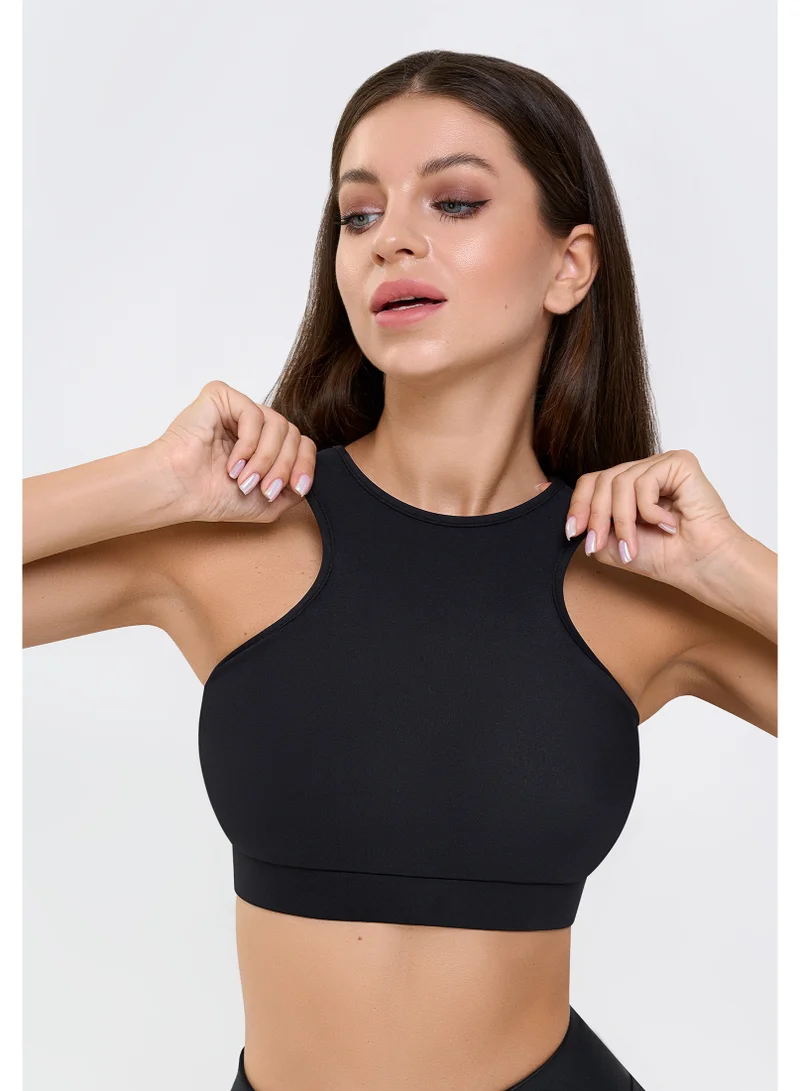 Bona Fide Windy Top Black Bona Fide Sport Bras for Women - High Impact Sports Bras with High Support for Womens - Designed for Gym, Running and Fitness for Women | Best Price UAE