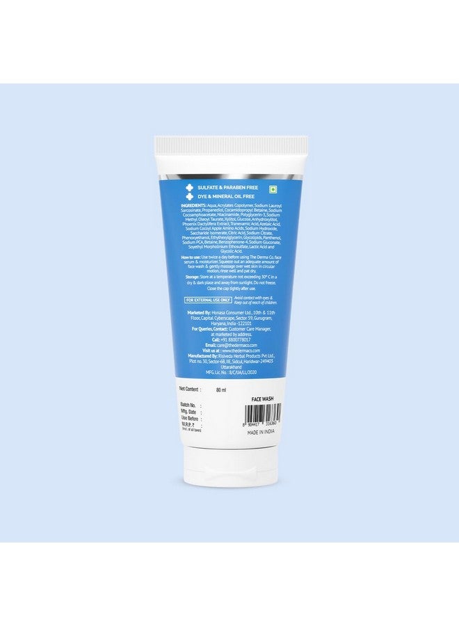 THE derma Co Tran-Zelaic Pigmentation Corrector Face Wash |With 1% Tranexamic Acid And 1% Azelaic Acid| Treats Hyperpigmentation And Unclogs Pores|All Skin Types |Power Of 2 Actives-80Ml - Image 2