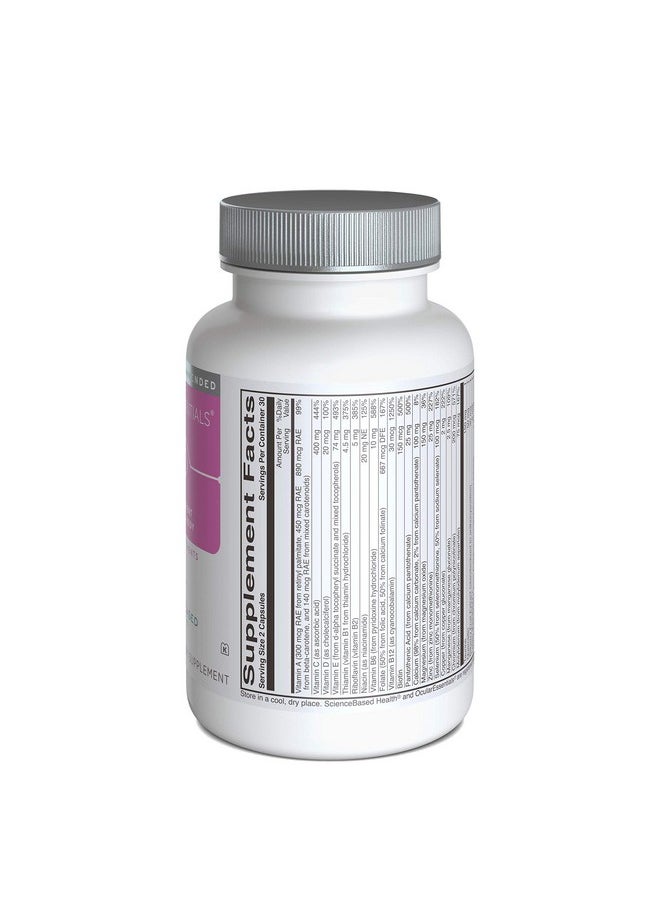 ScienceBased Health - Ocularessentials Whole Body Formula Specialized Eye & Body Multinutrient 30 Key Ingredients Rich In Antioxidants And Cell Protecting Nutrients 60 Capsules - Image 1