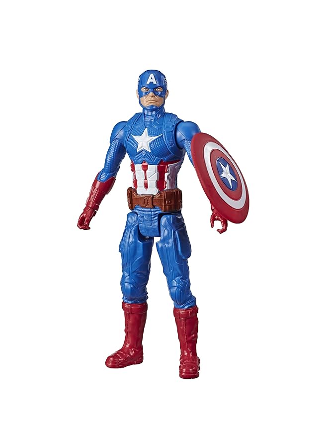 MARVEL Avengers Titan Hero Series Captain America 30 Cm Action Figure - Image 1