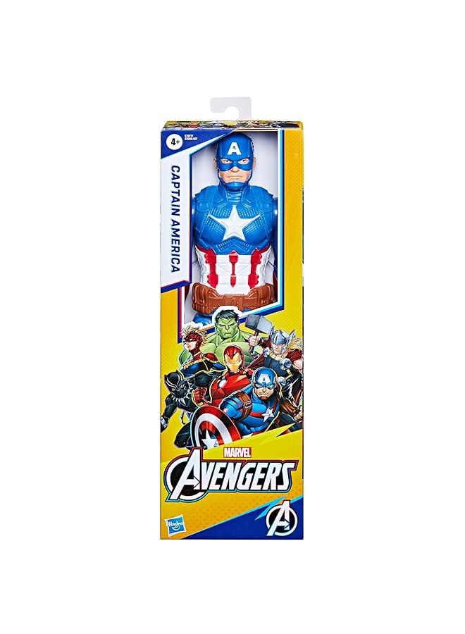 MARVEL Avengers Titan Hero Series Captain America 30 Cm Action Figure - Image 2