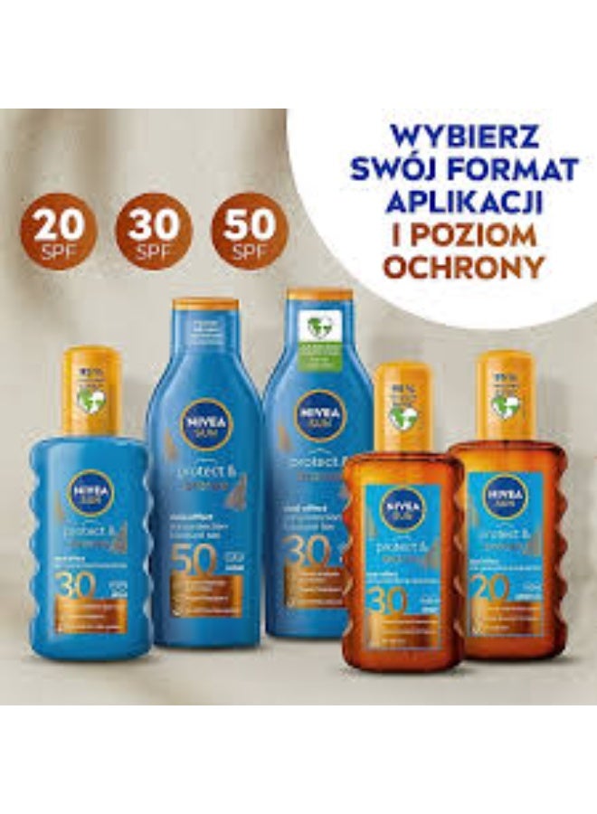 Nivea Sun Protect & Bronze Milk SPF20 200ml - Image 3