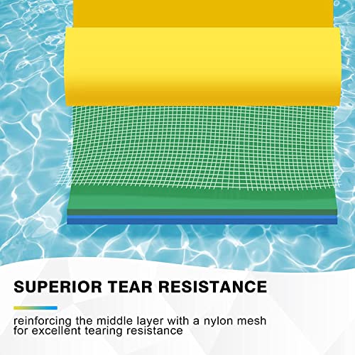 CTSC Floating Mat Lily Pad Water Mat 8 x 4 Ft Floating Mat for Lake 3Layer TearResistant XPE Foam with a 164 Elastic Bungee Tether for Lake Beach Ocean Pool8 x 4 x 13 - Image 5