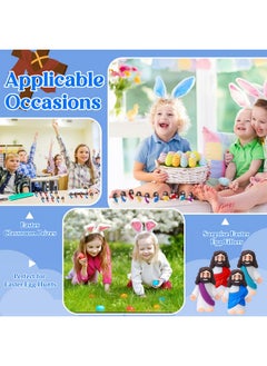 Bememo 200 Pcs Mini Jesus Figurines Bulk Easter Jesus Toys Christ Savior Jesus Doll Gifts Supplies Religious Party Favors For Sunday Easter Eggs Stuffers Baptism Gift (Multicolor)  - Image 3