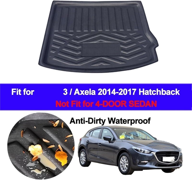 Wivplex Car Rear Trunk Mat for Mazda 3 Axela - Image 3
