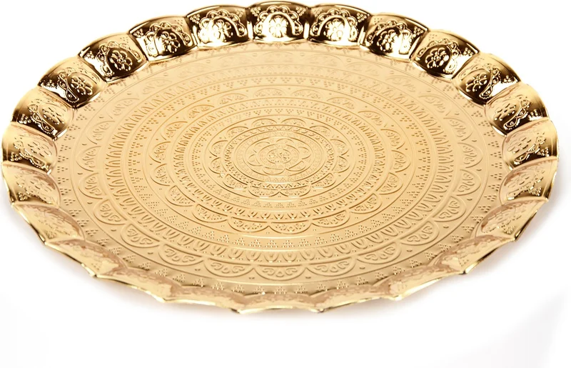 İhvan Online Ihvan Online Wavy Round Hair Tray for 6 People