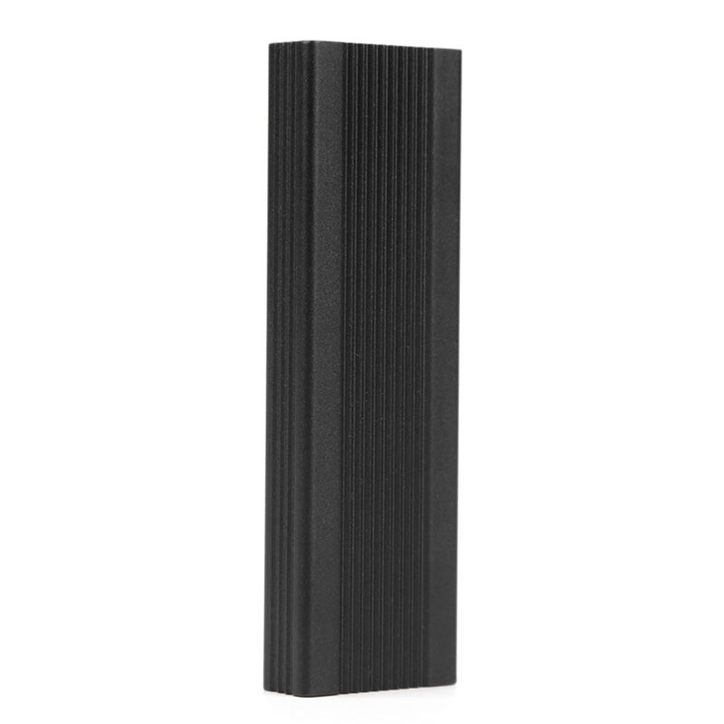 M.2 NVMe/SATA Dual Protocol Mobile Hard Disk Case USB3.1 Type-C External SSD Enclosure Aluminum Alloy Shell Black - Image 2