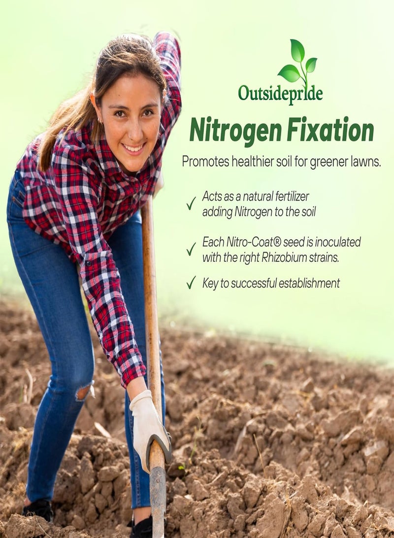 GGOOT Perennial White Dutch Clover Seed - 1/4 gs. Nitrocoated, Inoculated Clover Seeds for Lawn Alternative, Erosion Control, Food Plots, Ground Cover, & Pasture Mixtures in USDA Zones 3-10 - Image 4