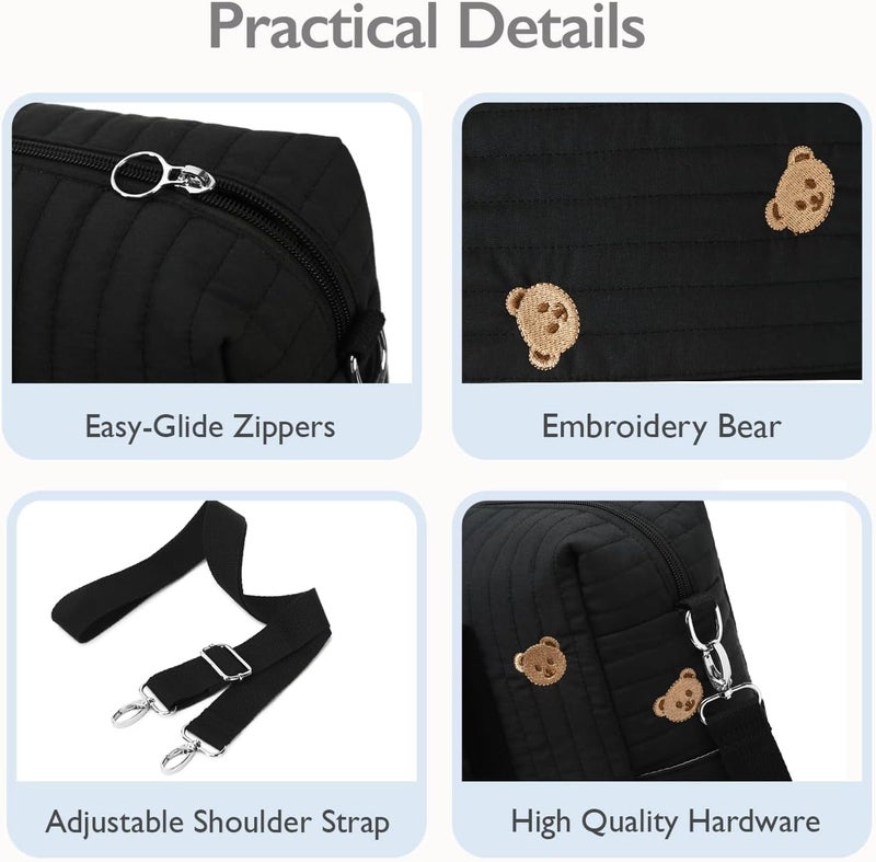 LORADI Medium Convertible Diaper Bag Tote - Image 5