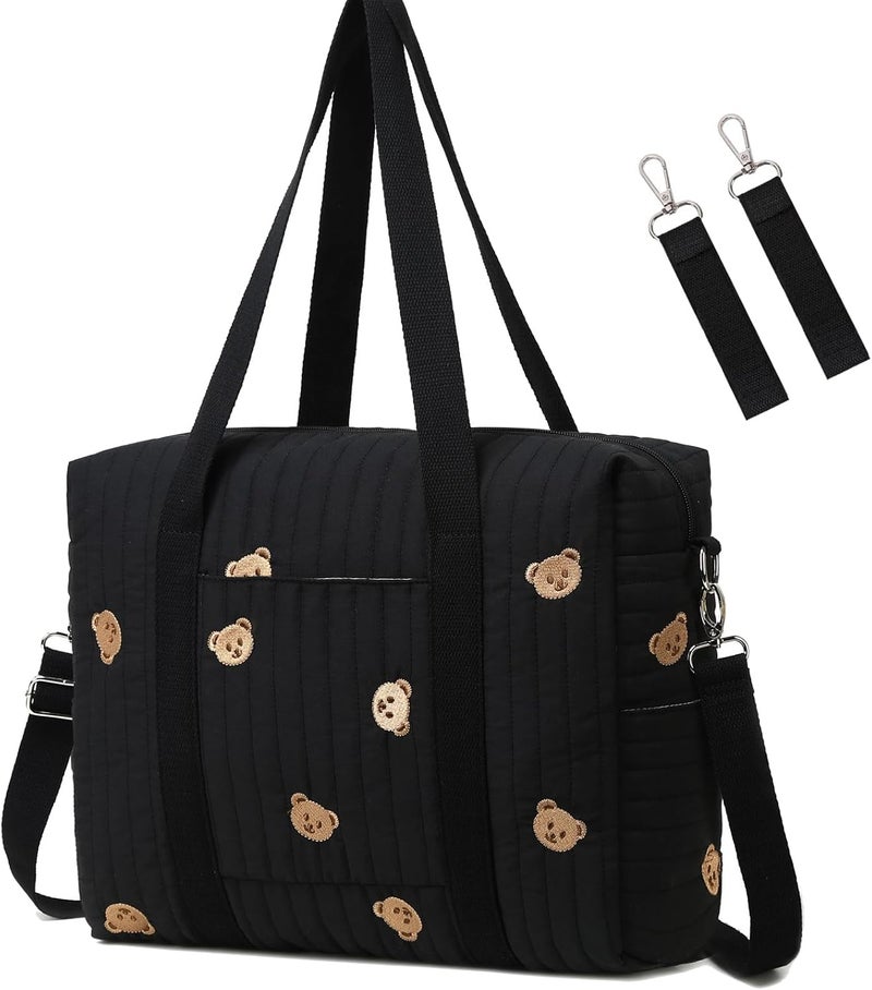 LORADI Medium Convertible Diaper Bag Tote - Image 1